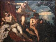 Domenico Tintoretto Bacchus, Ariadne and Venus Germany oil painting artist